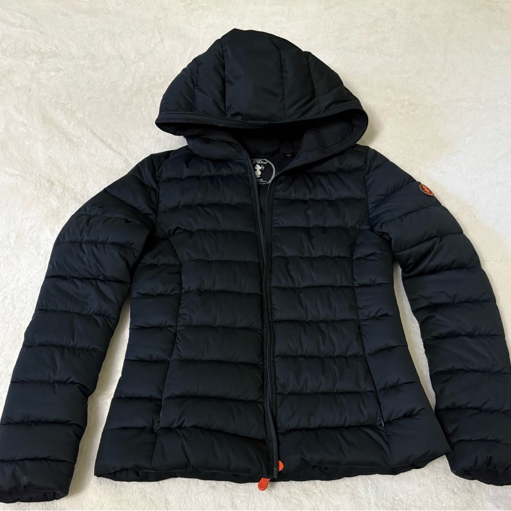 SAVE THE DUCK Black Puffer Jacket